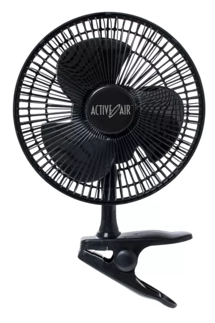 Active Air 8" Clip On Fan 4 Desk Office Nursery Grow Tent HORF8 SAVE W BAY HYDRO