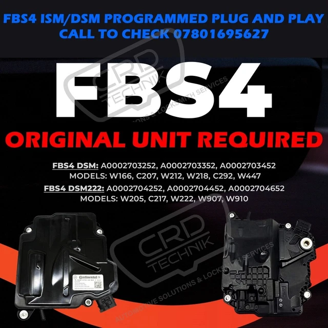 VIRGINISED MERCEDES DSM W212 INTELLIGENT SERVO MODULE A0002703252 ...