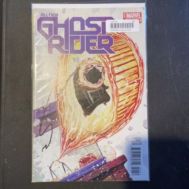 ALL NEW GHOST RIDER ROBBIE REYES del Mundo Animal Variant Marvel NEAR MINT NM+