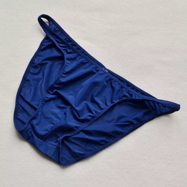 MENS ICE SILK Seamless Boxer Briefs Underwear Breathable Bulge Pouch  Underpants $20.10 - PicClick AU