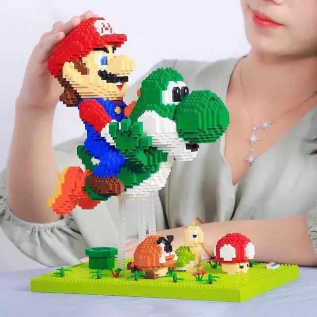 Jeux Super Mario bros Briques de construction figurine A Monter 3300 mini blocs