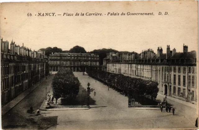 CPA Nancy-Place de la Carriére-Palais du Gouvernement (187270)