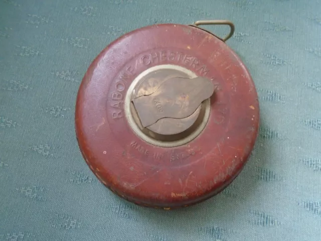 Vintage Rabone Chesterman Ltd 50 Feet Rule Tape Measure   - See Pictures