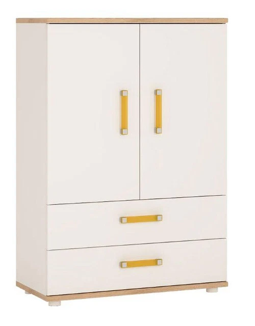 Buffet Haut Alex Commode Blanc Brillance Sanremo Chêne Couleur Le Poignées Choix