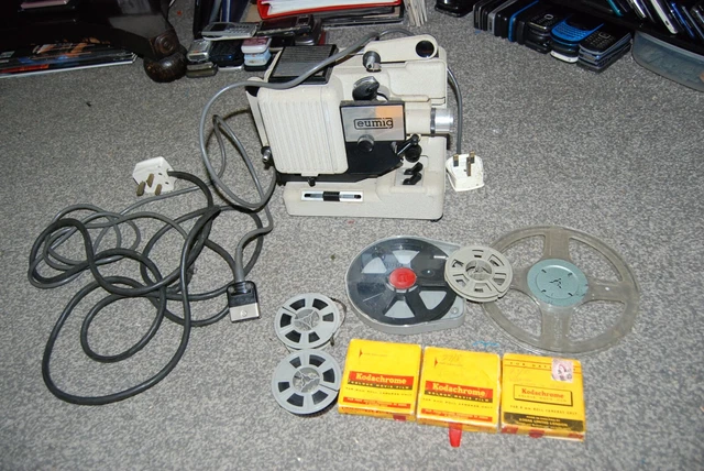 Lot 2 Projecteurs Super 8 Automatic K6 CINE MAX + K5 (pour Pièces/révision) + Film