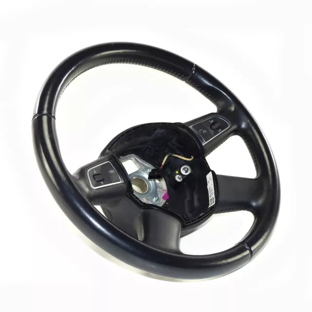 4 Spokes Leather Steering Wheel Multifunction Audi A3 8P Cabriolet 8P7 A5 8T Q5