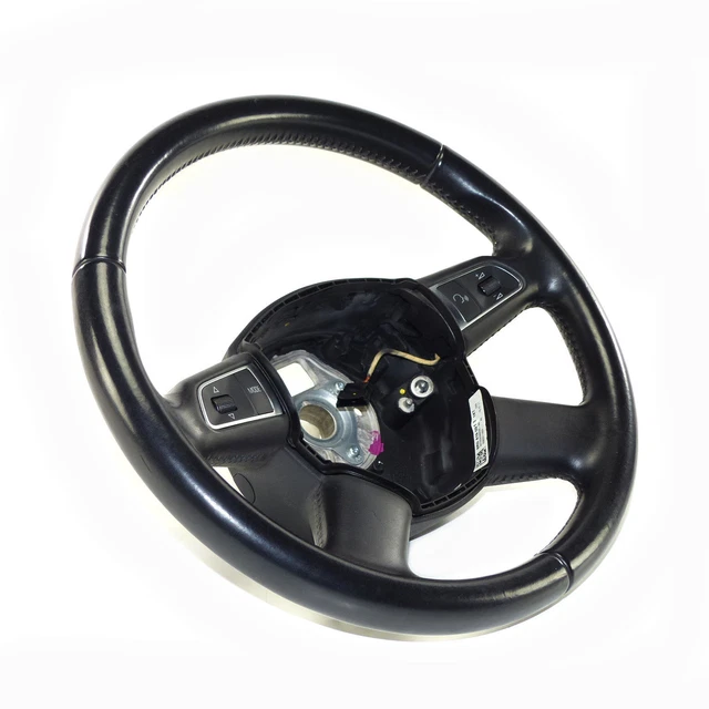 4 Spokes Leather Steering Wheel Multifunction Audi A3 8P Cabriolet 8P7 A5 8T Q5
