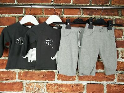 Baby Boy Twin Bundle Age 3-6 Months Next Top T-Shirt Long Sleeved Joggers 68Cm