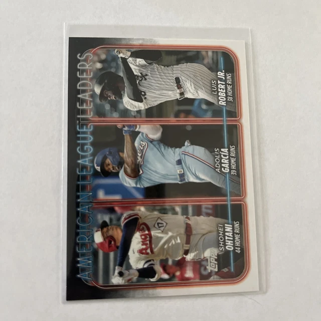 2025 TOPPS SERIES 1 Shohei Ohtani Adolis Garcia Luis Robert 179 HR