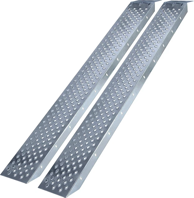 ® 2X Rampa 400Kg |Rampa Di Carico | Binario Di Carico | Acciaio Zincato | Antisc