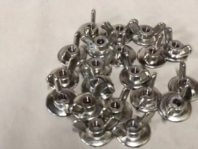 20 PCS. 1/4” Stainless Steel Wing Nuts