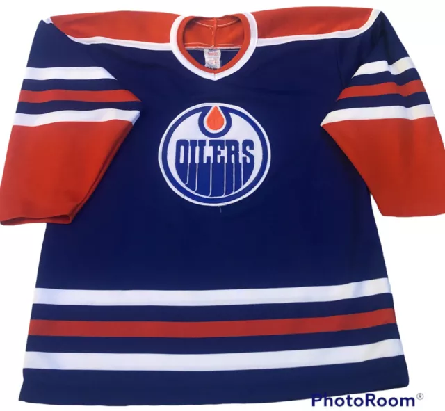 Vintage Edmonton Oilers Craig Simpson CCM Maska Hockey Jersey Size XL 90s  NHL