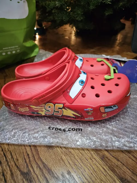 Crocs Classic Clog Cars Lightning Mcqueen Limited Edition- Rare! Size M7/W9