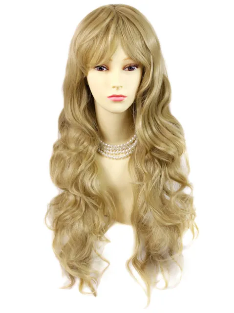 Wiwigs Beautiful Layered Curly Various Brown, Blondes Long Heat Resistant Wigs