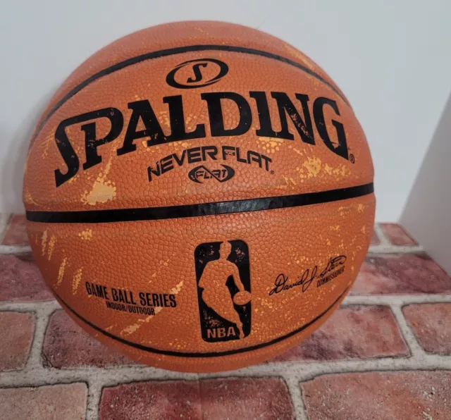 Spalding Never Flat Game Ball Series Indoor/Outdoor NBA Replica Basketball