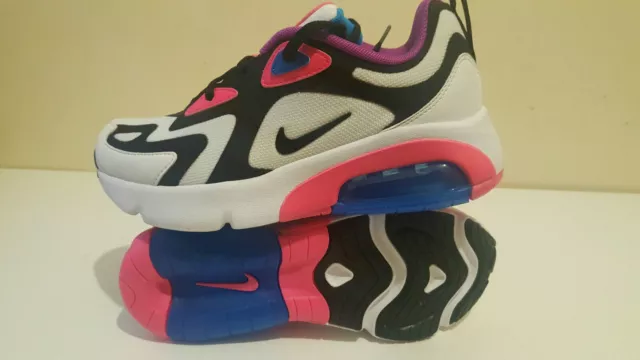 new nike air max 200  Trainers NIKE kids shoes size 5 uk ,38 eu,white pink bl