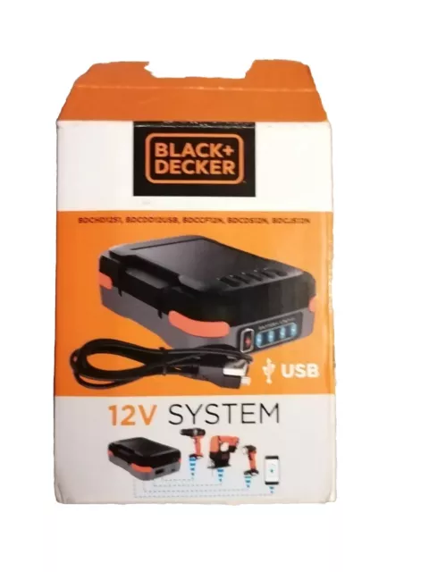 Black & Decker BDCT12N-XJ-Stapler / Nailer 12V Without Battery / Charger, Orange