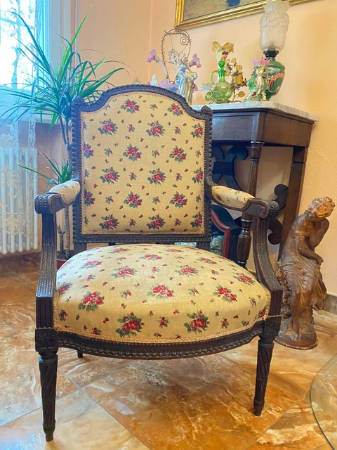 POLTRONA LUIGI XVI EUR 180,00 PicClick IT