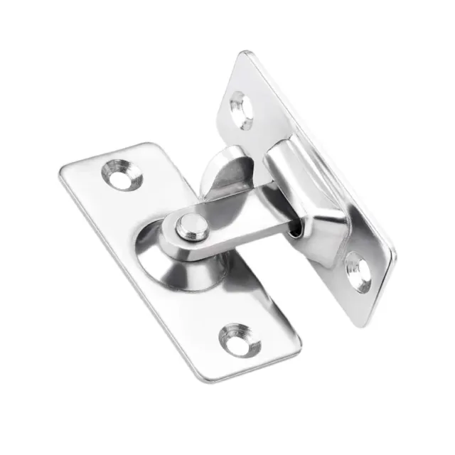 90 Degree Stainless Steel Latch Safety Right Angle Sliding Door Lock Door Hasp