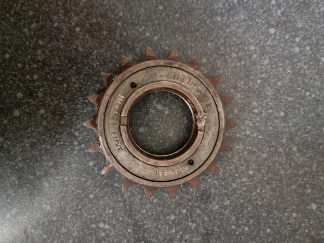 Roue Libre Vélo Vintage Regina Extra America - 7 Vitesses 13/21 Dents - Argent - NOS