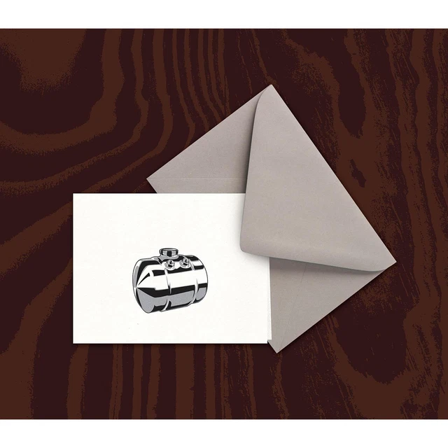 Speedway Motors "Tank" Thank You Cards & Envelopes Hotrod Stationary, 10 Per Set