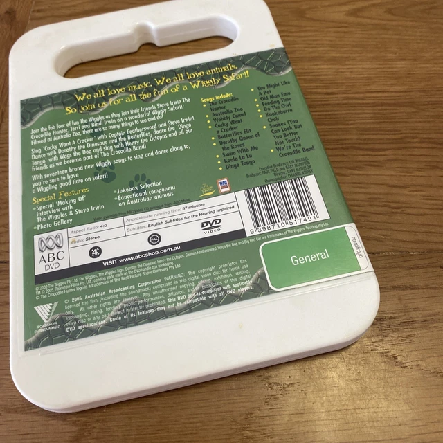 THE WIGGLES WIGGLY Safari DVD Original Cast Sing/Dance Kids Show STEVE