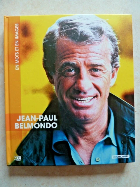 Jean Paul Belmondo En Mots Et En Images (Livre + 4 Dvd, Cinema Film Acteur)
