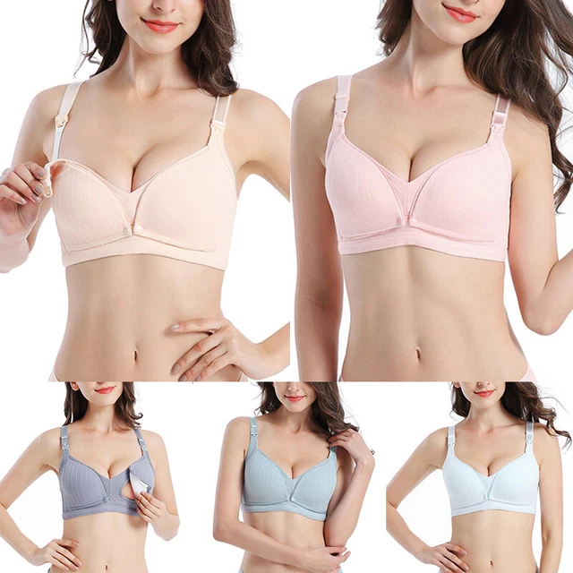 Women Pregnancy Front Open Buckle Breast Feeding Underwear Maternity Nursing Bra