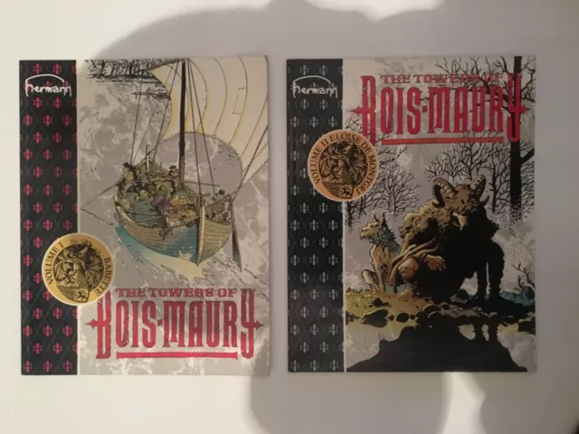 The Towers Of Bois - Maury / Vol 1 + 2 / Hermann / Titan Books Graphic Novel