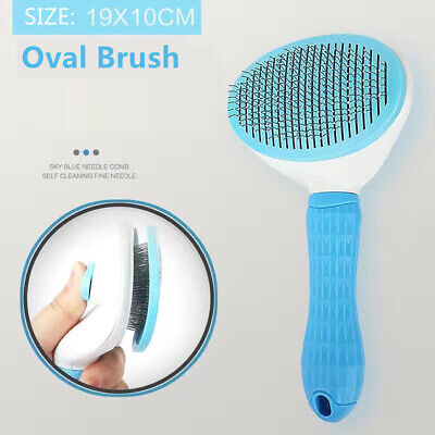Pet Dog Hair Brush Cat Comb Grooming And Care Cat Brush Stainless Steel Comb For
