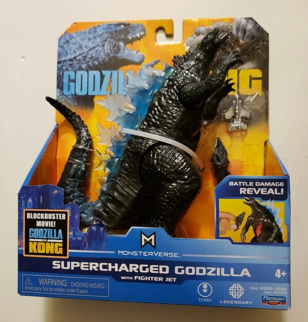 NUOVO FILM GODZILLA vs Kong 2021 6" GODZILLA SOVRALIMENTATO con jet da