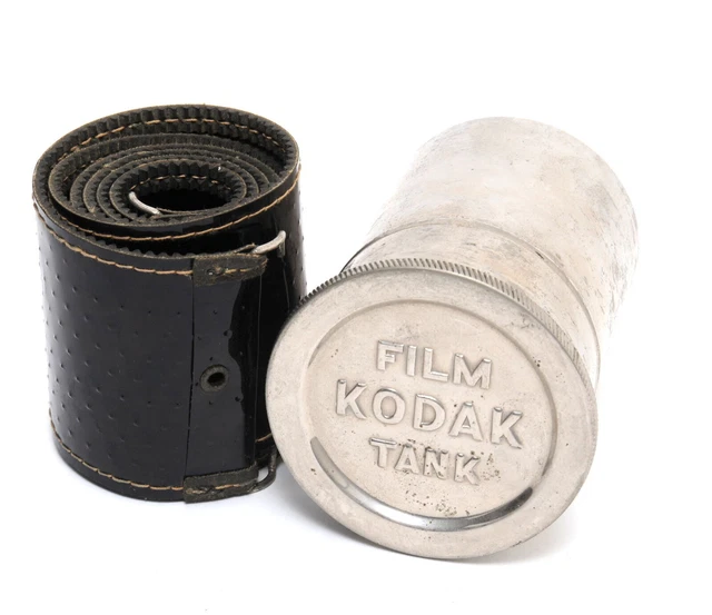 Tanque de película original de metal Kodak de Eastman Kodak con película