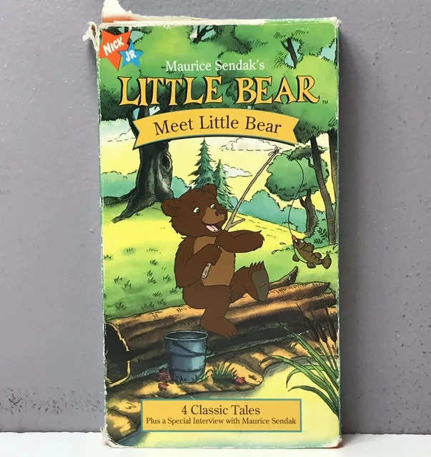 NICK JR MAURICE Sendak’s Meet Little Bear VHS Video Tape VTG