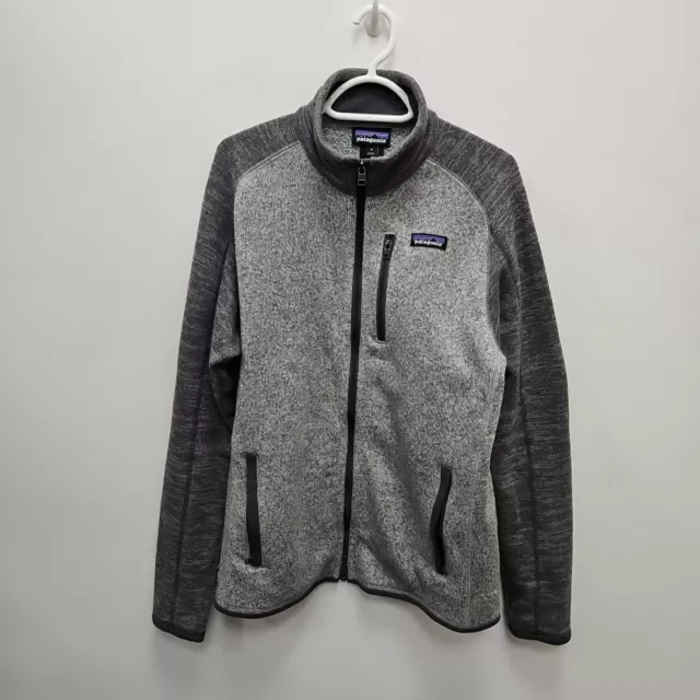 Patagonia Performance Better Sweater Fleece schwarz Jacke mit durchgehendem Reißverschluss Herren Medium