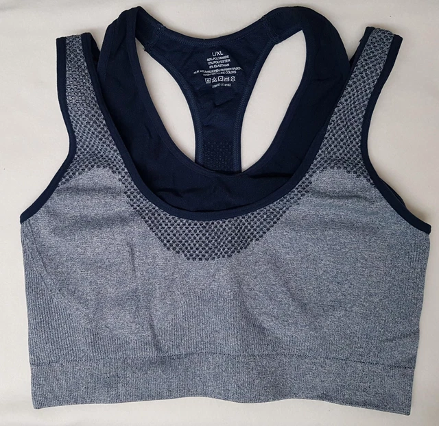 Damen Sport BH Bustier Sportoberteil Fitness Top Gr.L (ohne Marke) NEU