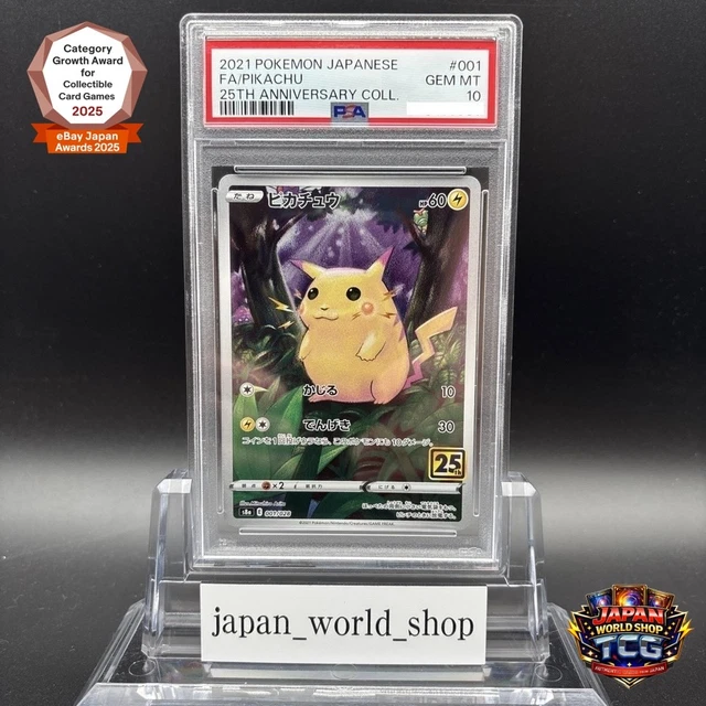 PSA 10 PIKACHU V 020/028 s8a 25 Aniversario Colección Pokemon