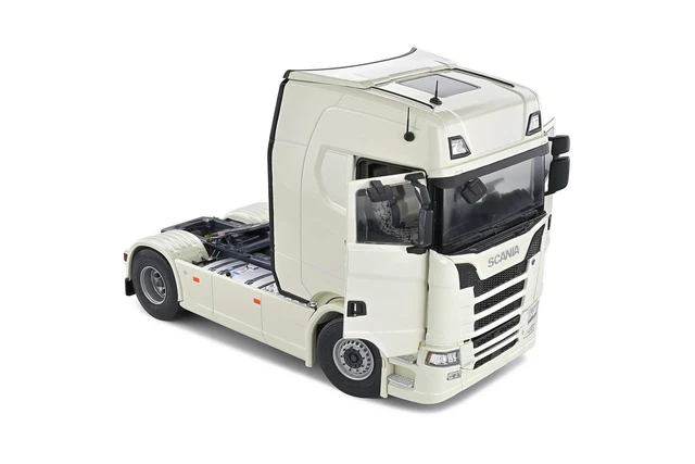 1:24 SOLIDO Scania S580 Highline Tractor Truck 2-Assi 2021 Ivory White SL2400301