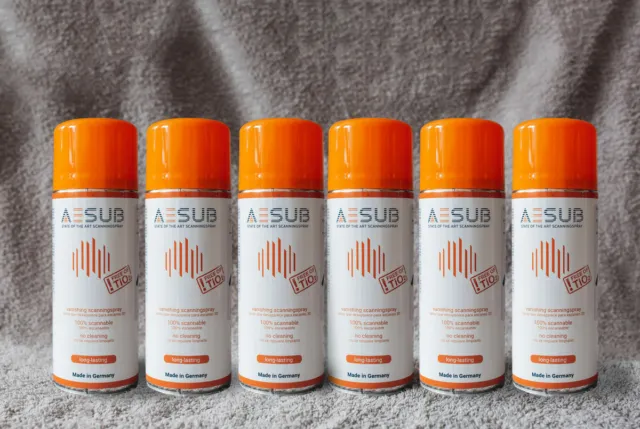 AESUB Scanning spray ORANGE 400ml 6 can pack