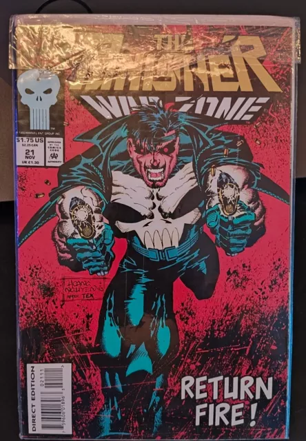 The Punisher War Zone #21 (Marvel Comics, 1993) VF/NM Direct Edition