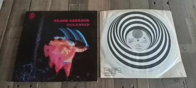 Black Sabbath Paranoid Second Vertigo Swirl Press September 1970 In Ex/Ex/Ex