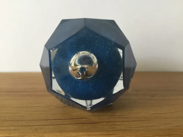 Wedgwood Faceted Galaxy Paperweight designed by Ronald Stennett Wilson. No chips 3