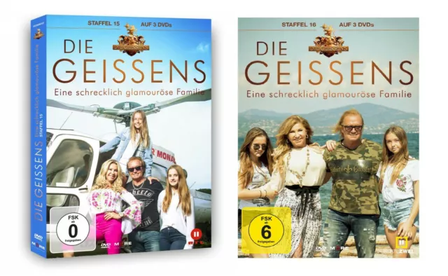 6 DVDs * DIE GEISSENS EINE SCHRECKLICH GLAMOURÖSE FAMILIE 15+16 SET # NEU OVP &