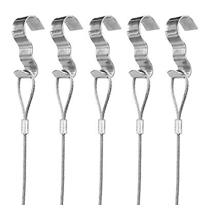 Picture Rail Hooks And Wire 5 Pack Picture Rail Hanging System Silver Molding