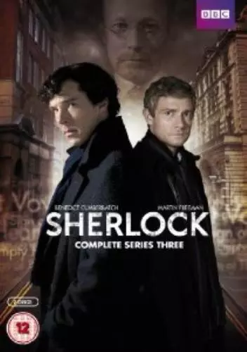 Sherlock: Complete Series Three DVD (2014) Benedict Cumberbatch cert 12 2 discs