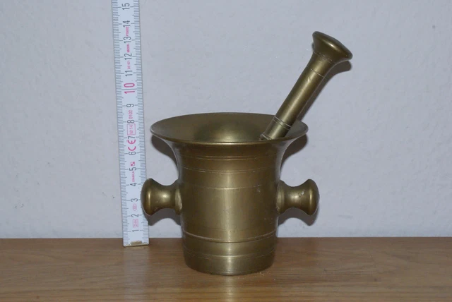 Mörser antik Apotheke mit Pistill Stößel