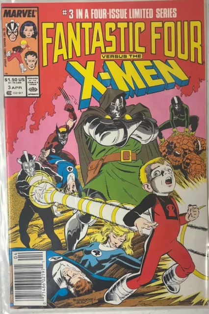 Fantastic Four vs. The X-Men 3   Unread High Grade Marvel Comics