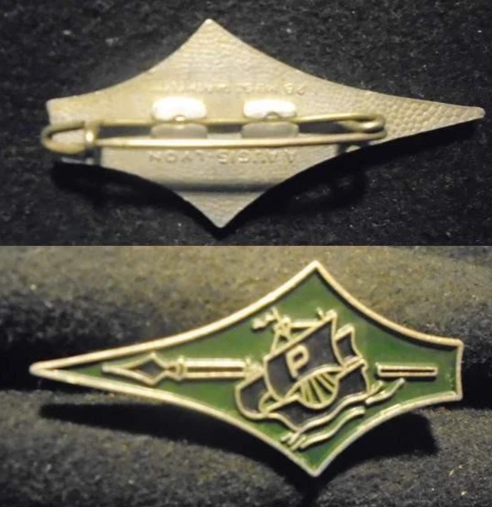 INSIGNE MARINE. Vp 41. Vedette De Port. Augis Sb Lyon EUR 50,00 - FR