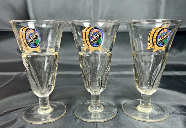 Bicchierini Pubblicitari AMARO ALPINO Trento Vintage anni '50 '60 Dott. Pontillo