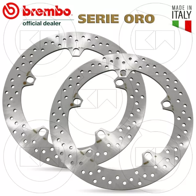 Coppia Dischi Freno Anteriore Brembo Serie Oro Bmw R Gs Adventure 1250 2019-2020