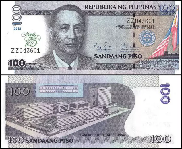 Philippines 100 Piso, 2012, P-213, UNC, Commemorative